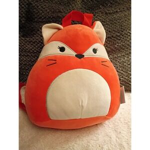 Good Used Condition CARRY ME FIFI THE FOX SQUISHMALLOW Plush Backpack 12 inch